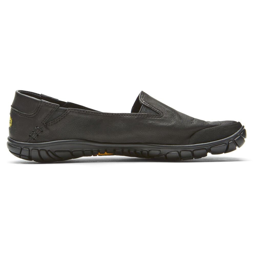 Vibram Five Fingers Womens CVT-Leather - Barefoot Shoes Black - SQV982437